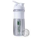 Šejkr Sportmixer Flip Tritan bílý 600 ml