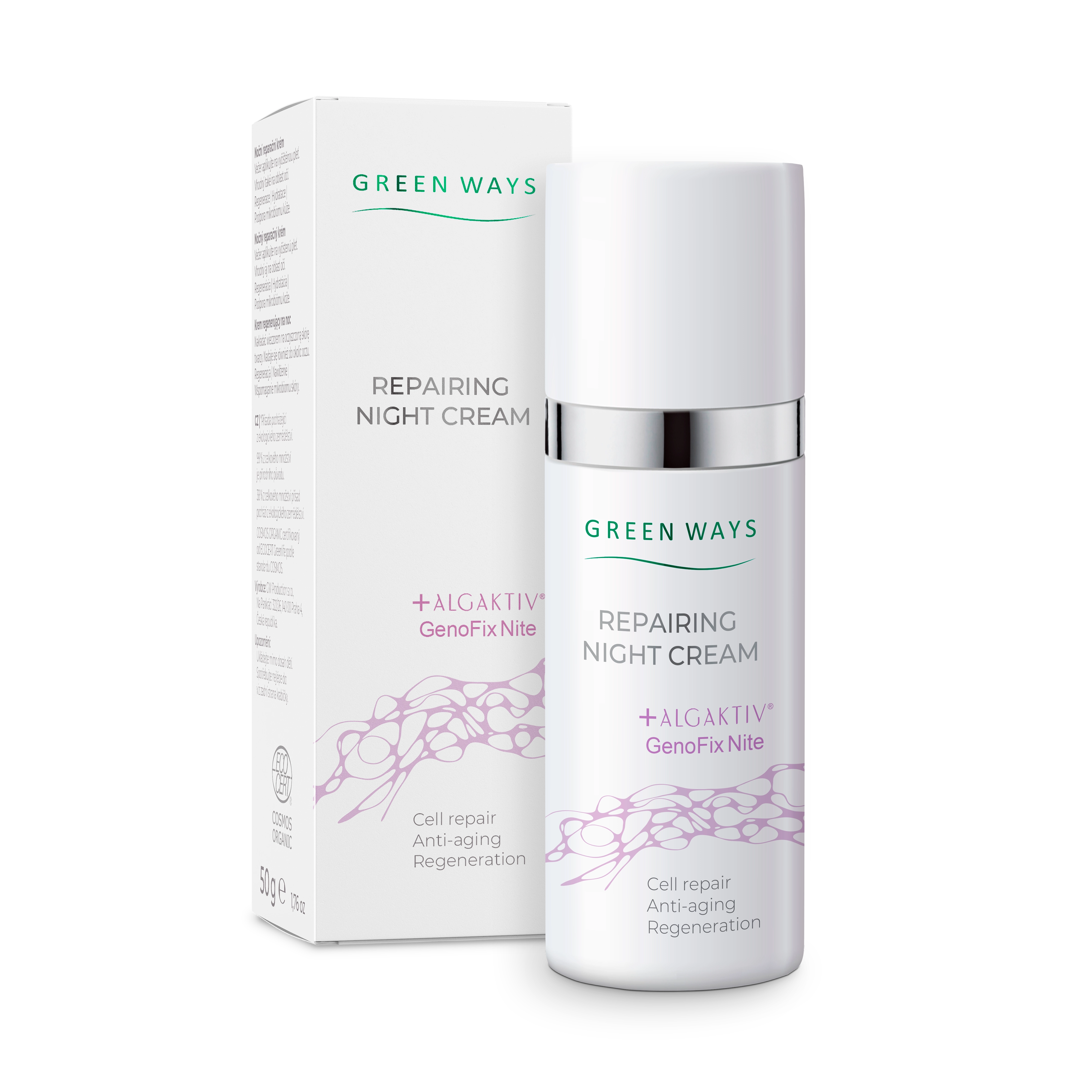 Repairing Night Cream - 50 g - Green Ways