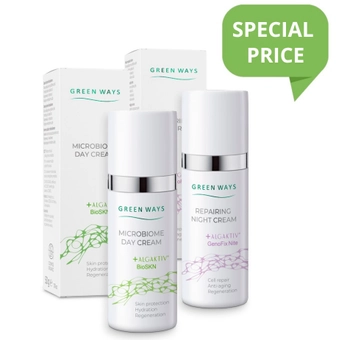 Microbiome Day Cream and Repairing Night Cream Collection